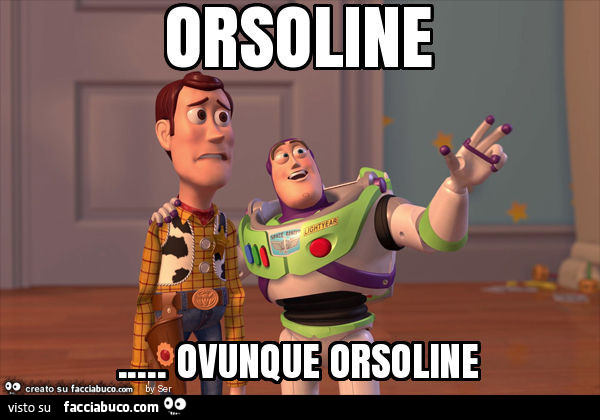 Orsoline… ovunque orsoline