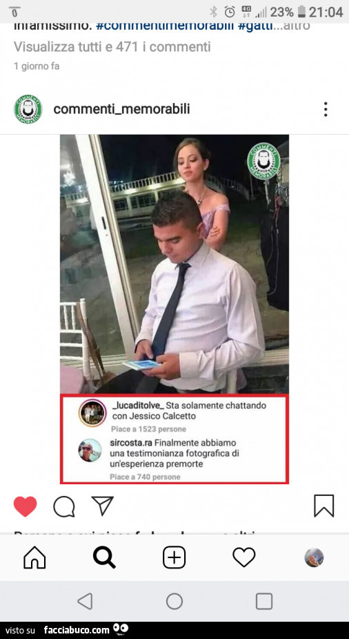 Sta solamente chattando con jessico calcetto. Finalmente abbiamo una testimonianza fotografica di un'esperienza premorte