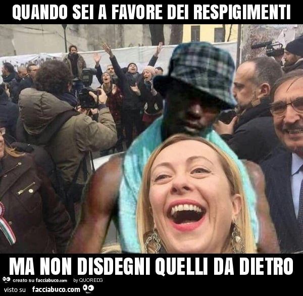 Quando sei a favore dei respigimenti ma non disdegni quelli da dietro