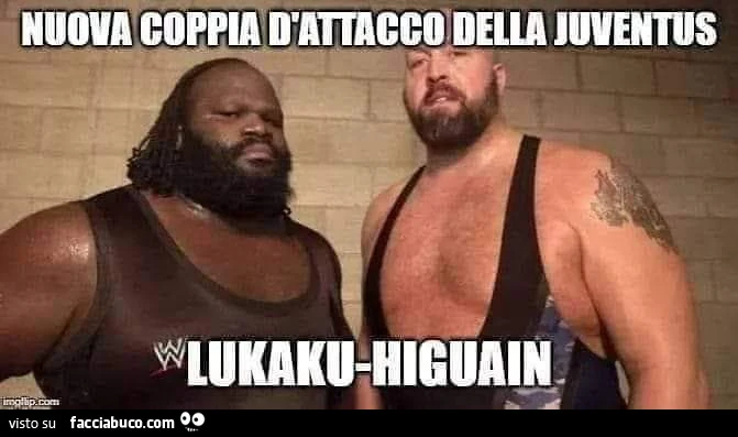 Nuova coppia d'attacco della juventus: Lukaku Higuain