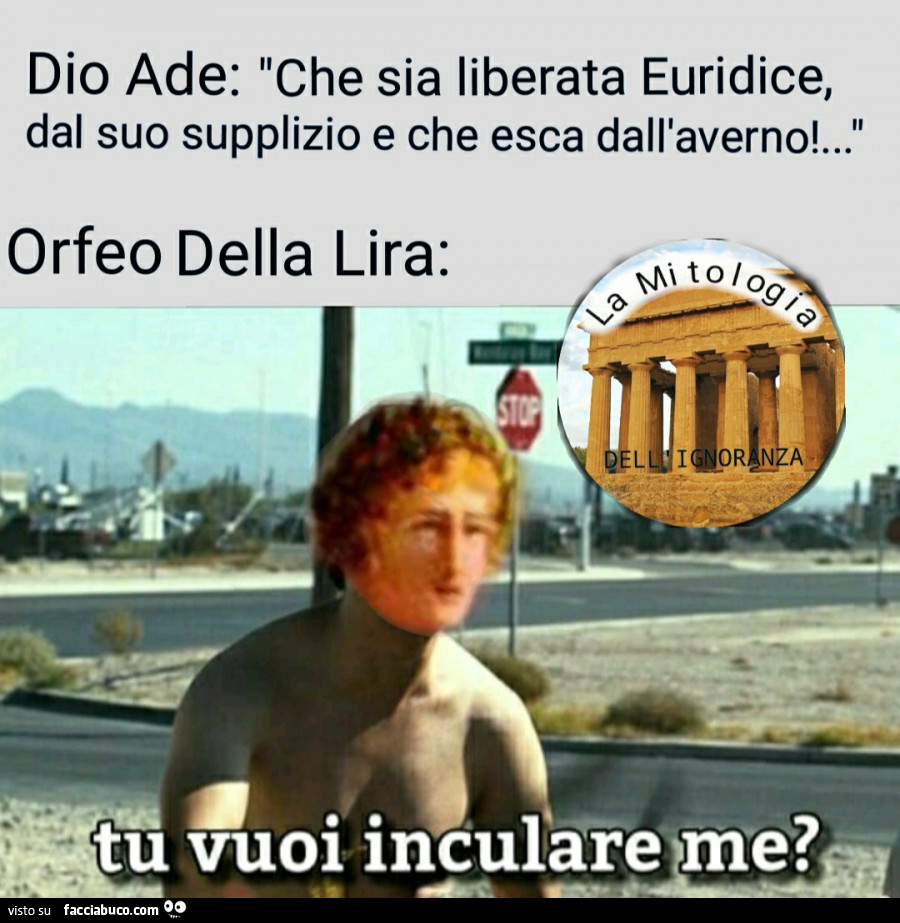 Mitologia Greca - meme… vaccata pubblicata da Anonimo78 - Facciabuco.com