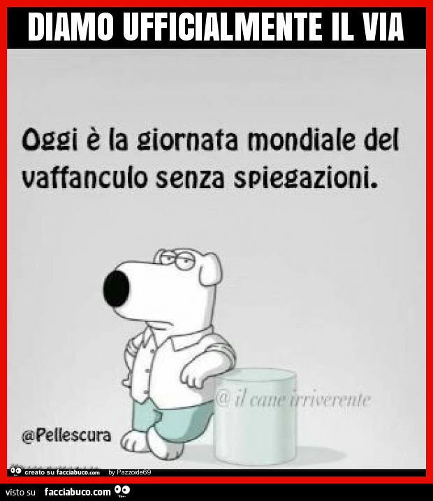 Diamo ufficialmente il via