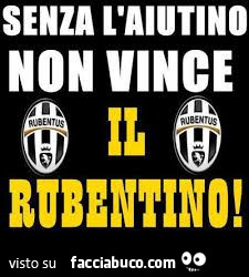 Senza l'aiutino non vince il rubentino