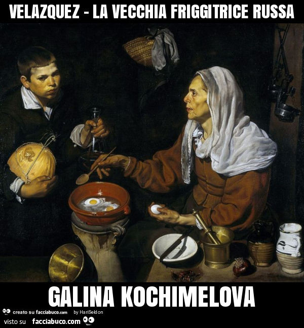 Velazquez - la vecchia friggitrice russa galina kochimelova