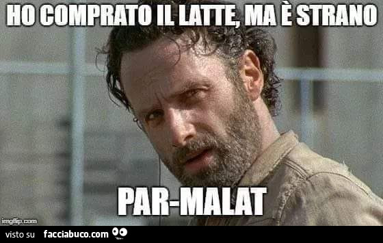 Ho comprato il latte ma è strano. Par-malat