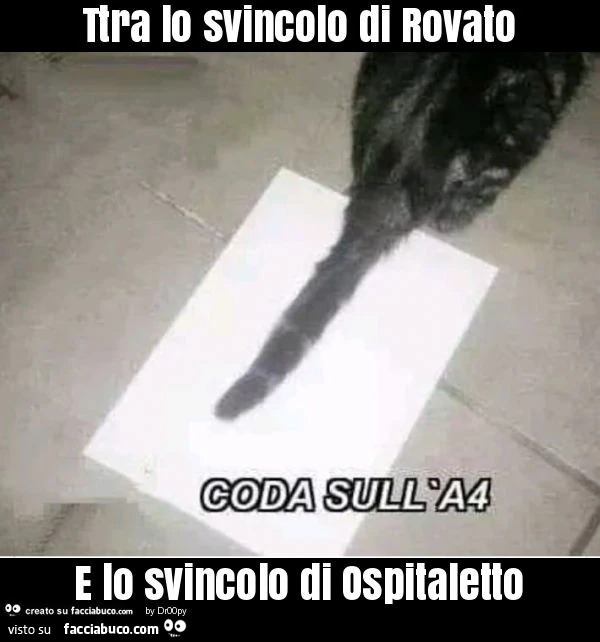 Ttra lo svincolo di rovato e lo svincolo di ospitaletto
