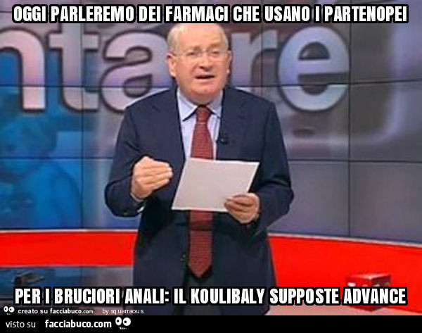 Oggi parleremo dei farmaci che usano i partenopei per i bruciori anali: il koulibaly supposte advance