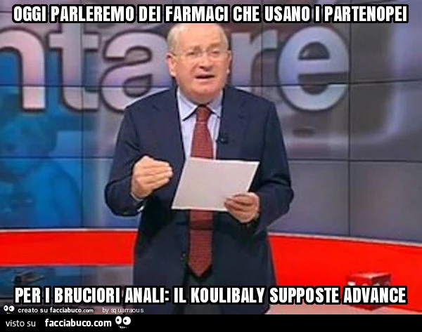 Oggi parleremo dei farmaci che usano i partenopei per i bruciori anali: il koulibaly supposte advance