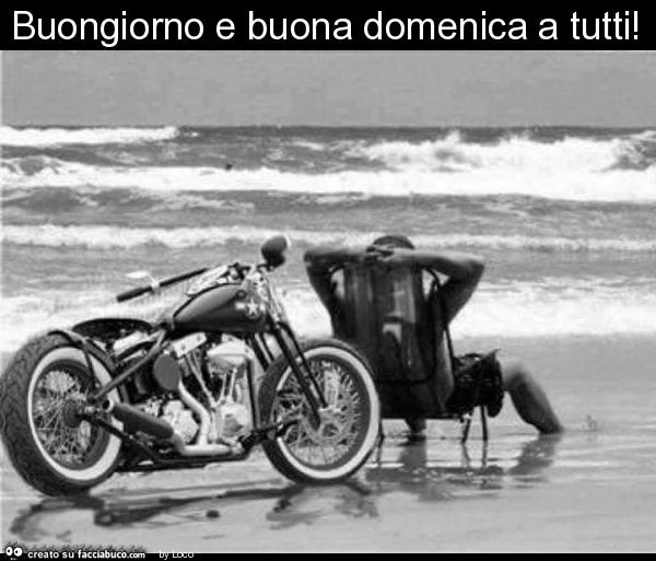 Buongiorno e buona domenica a tutti