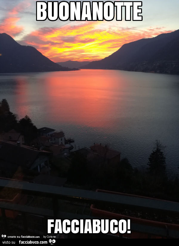 Buonanotte facciabuco