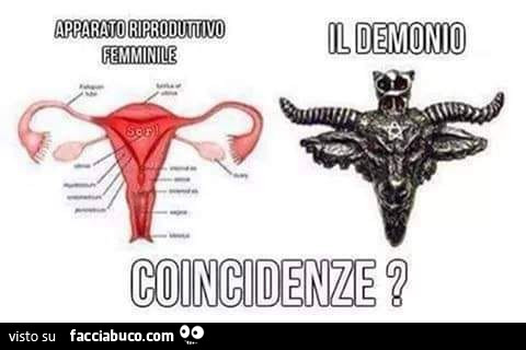 Apparato riproduttivo femminile. Il demonio