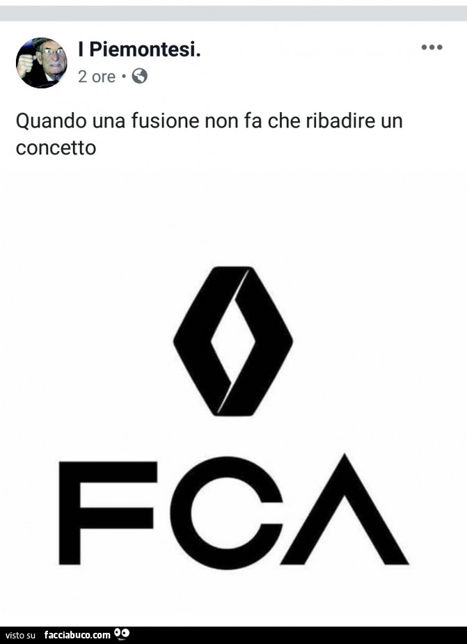 Quando una fusione non fa che ribadire un concetto Renault FCA