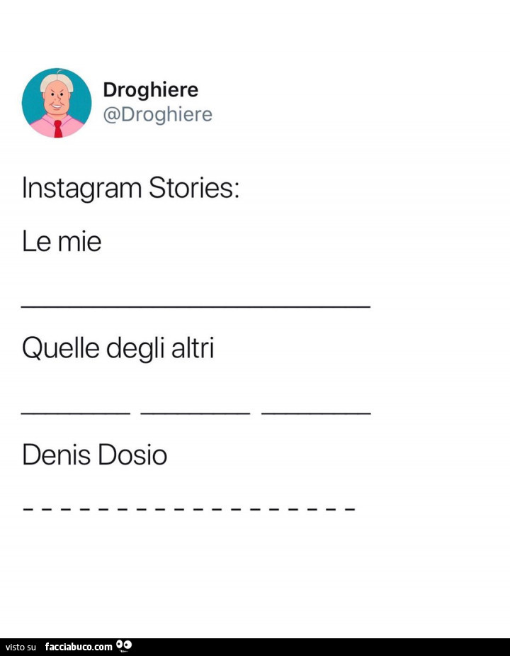 Droghiere @droghiere instagram stories: le mie quelle degli altri denis dosio