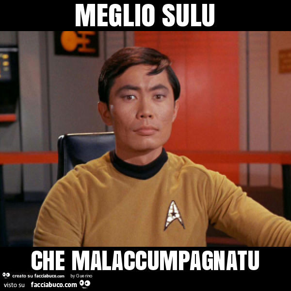 Meglio sulu che malaccumpagnatu