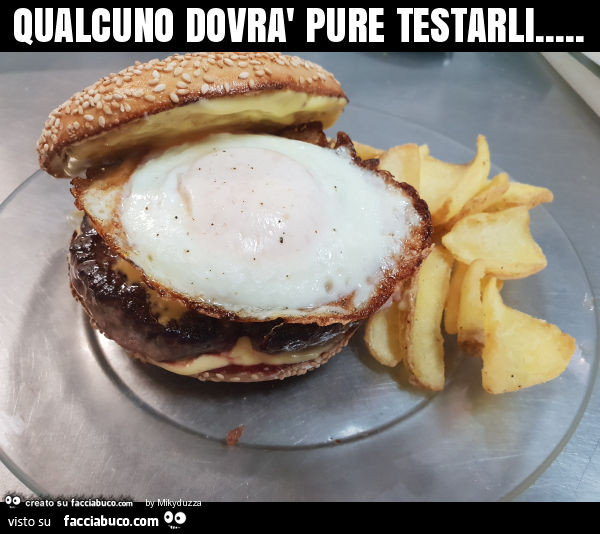 Qualcuno dovrà pure testarli