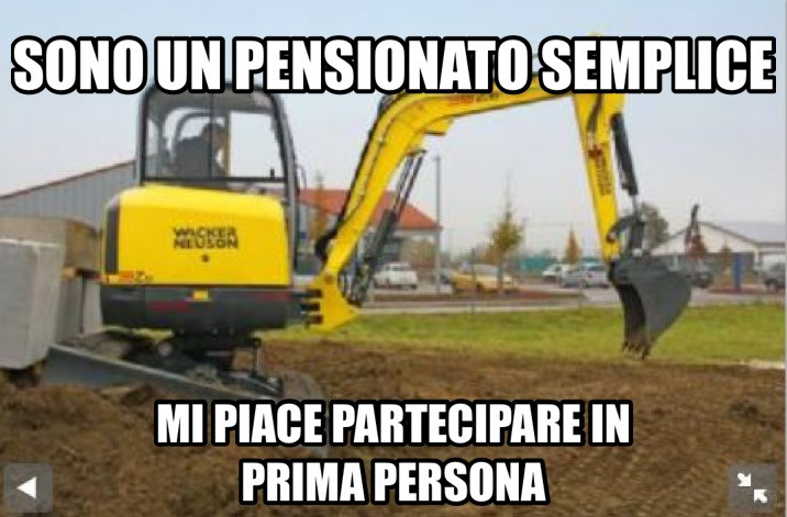 Sono un pensionato semplice