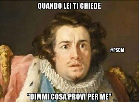 Quando lei ti chiede dimmi cosa provi per me