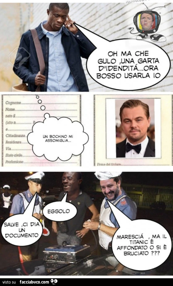 Salvini poliziotto