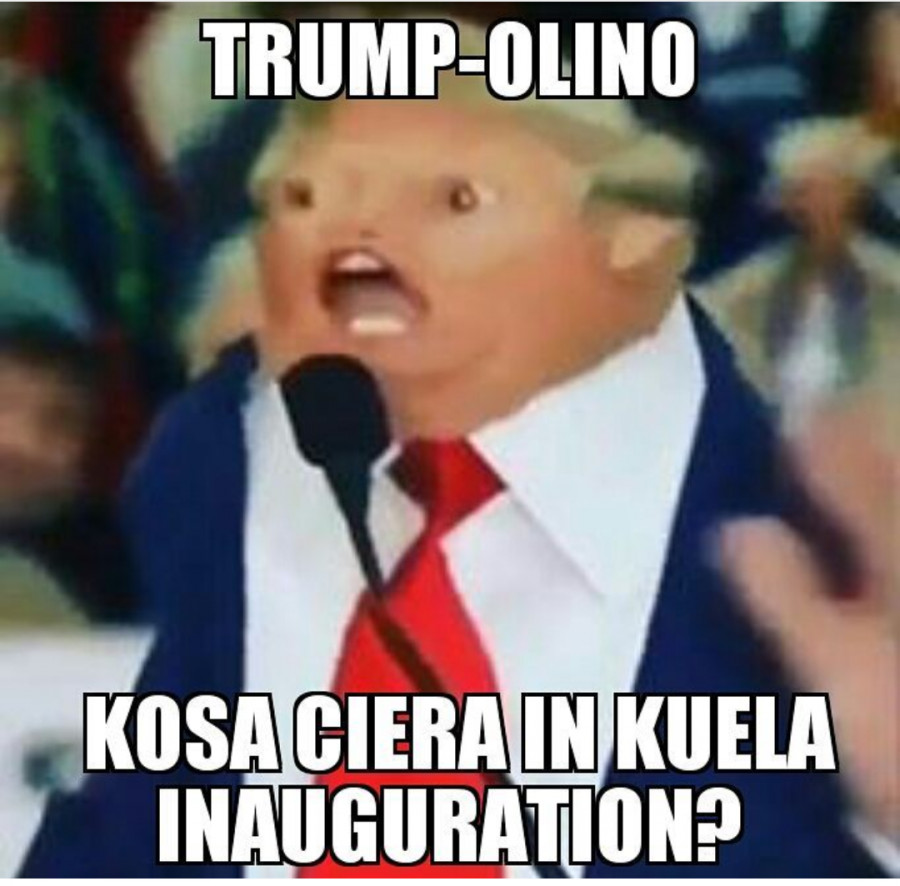 Trump-olino kosa ciera in kuela inaguration?