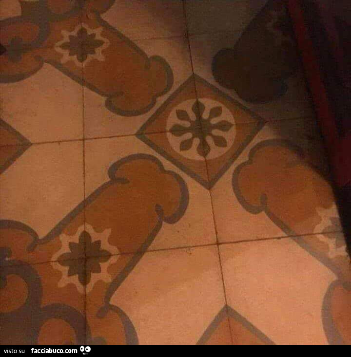 Mattonelle con disegni a forma di pene