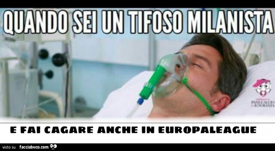 Quando sei un tifoso milanista e fai cagare anche in europaleague