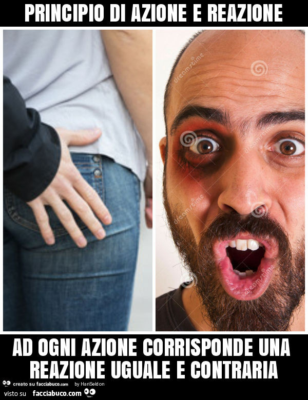 Principio di azione e reazione ad ogni azione corrisponde una reazione uguale e contraria