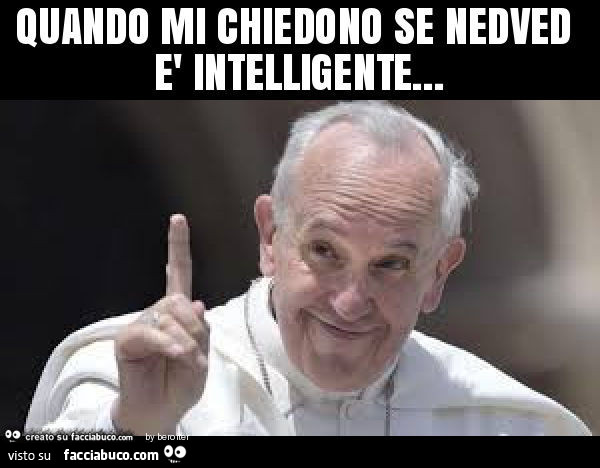 Quando mi chiedono se nedved è intelligente