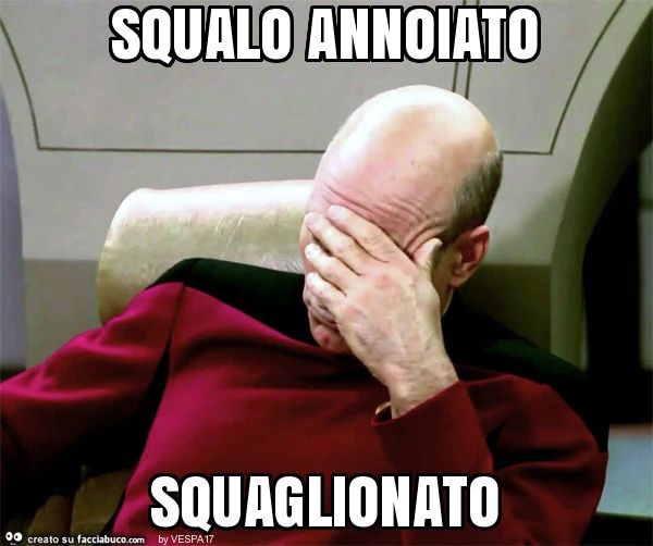 Squalo annoiato squaglionato