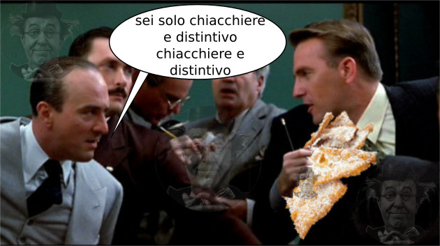 Sei solo chiacchiere e distintivo
