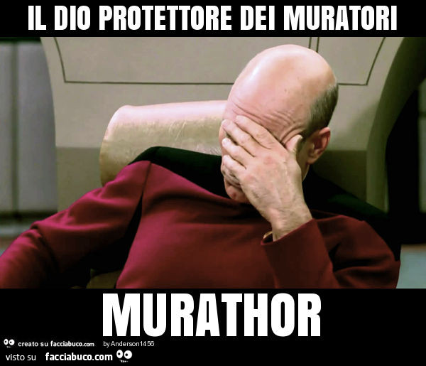 Il dio protettore dei muratori murathor