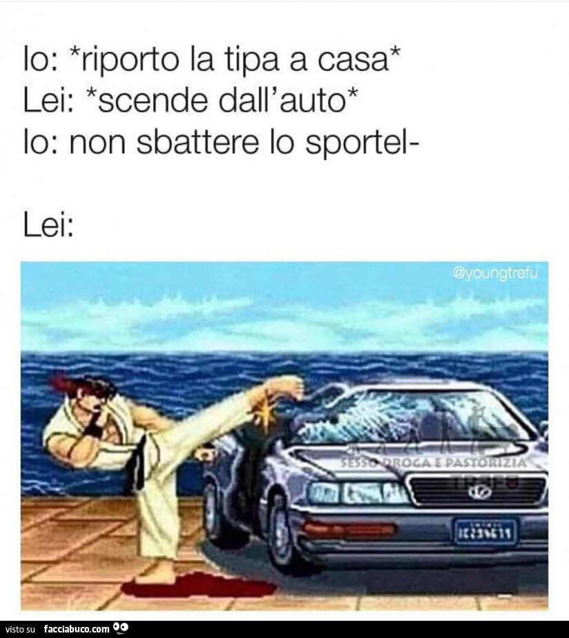 Non sbattere lo sportello