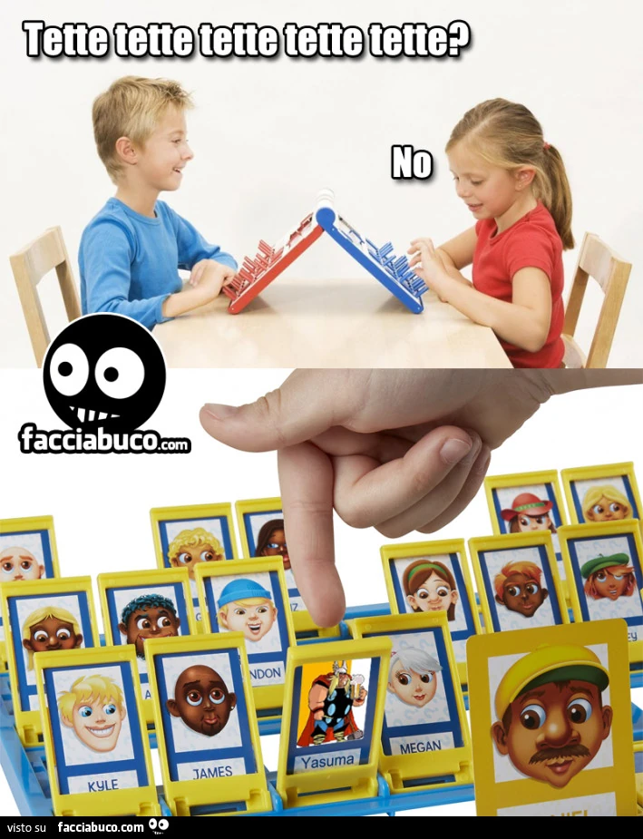 Tette tette tette tette tette? No. Non è Yasuma