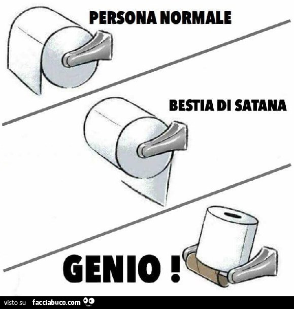 Persona normale. Bestia di satana. Genio