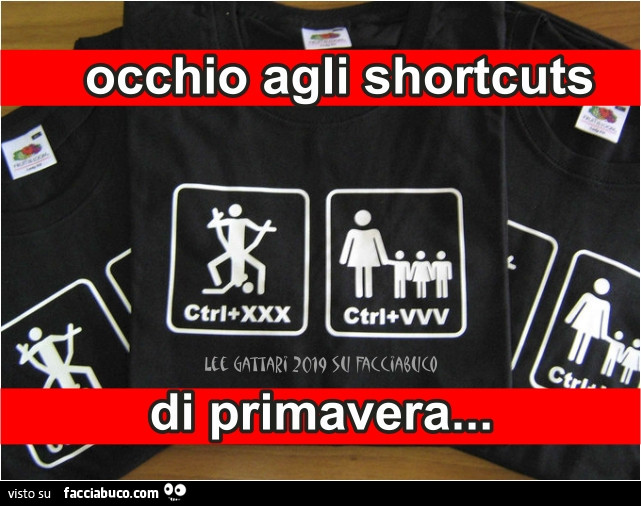 Occhio agli shortcuts di primavera