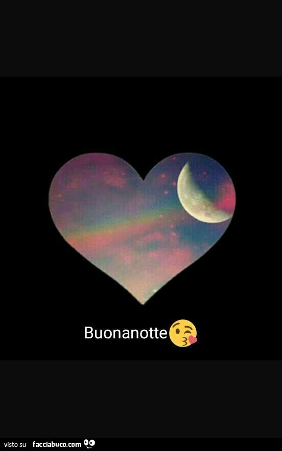 Luna nel cuore. Buonanotte