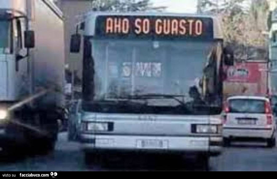 Autobus: aho so guasto