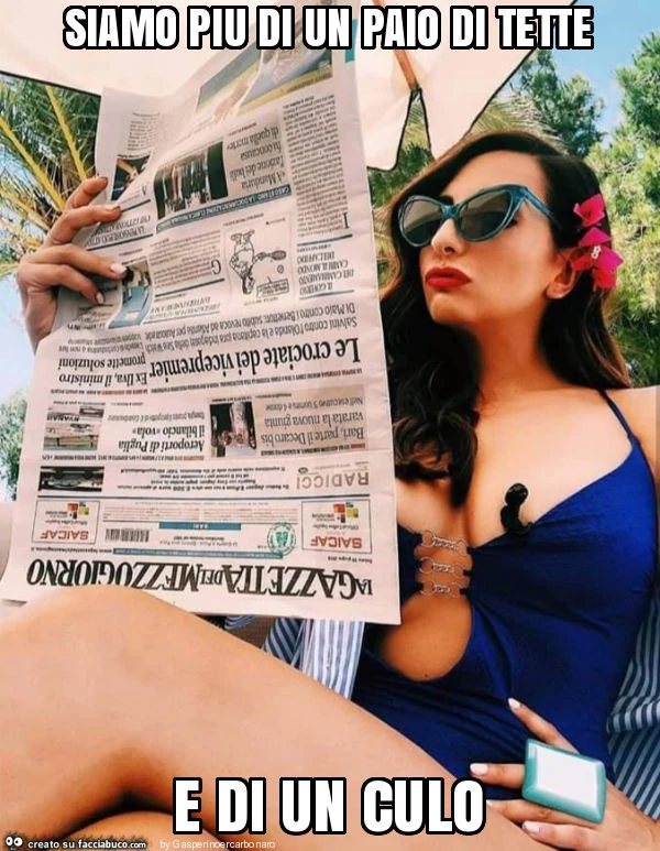 Siamo piu di un paio di tette e di un culo