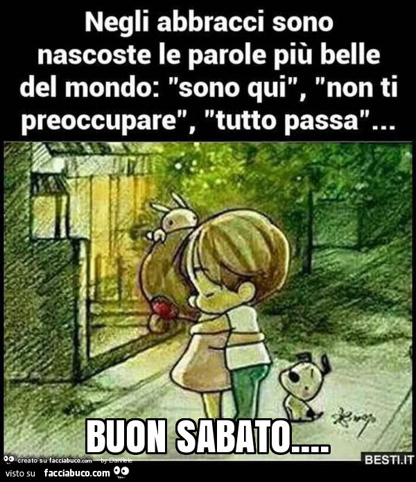 Buon sabato - Facciabuco.com