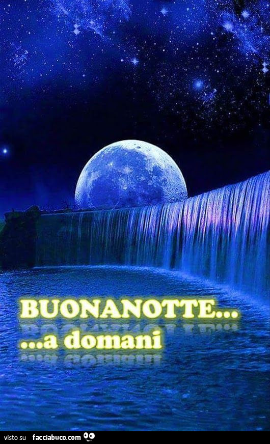 Buonanotte a domani