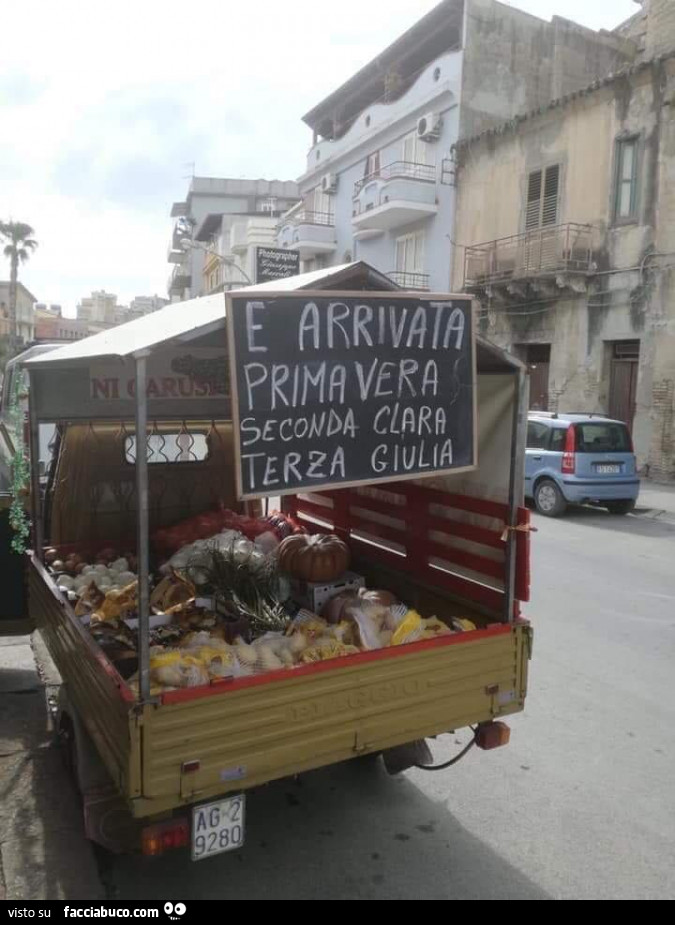 E arrivata primavera seconda clara terza giulia