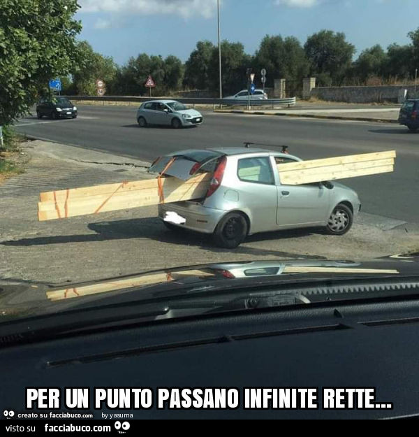 Per un punto passano infinite rette