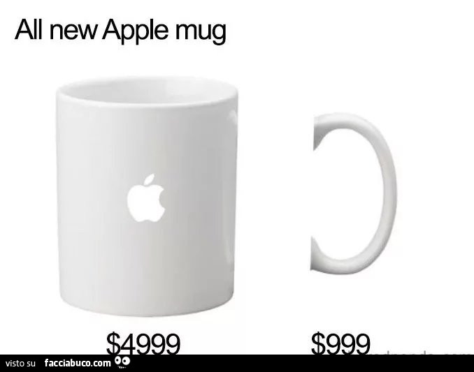 All new apple mug