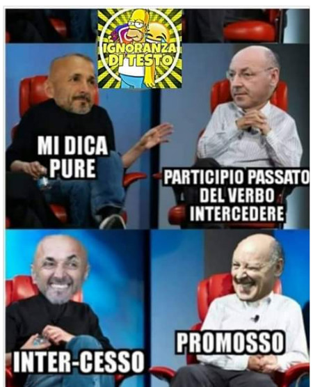 Mi dica pure particopio passato del verbo intercedere inter cesso