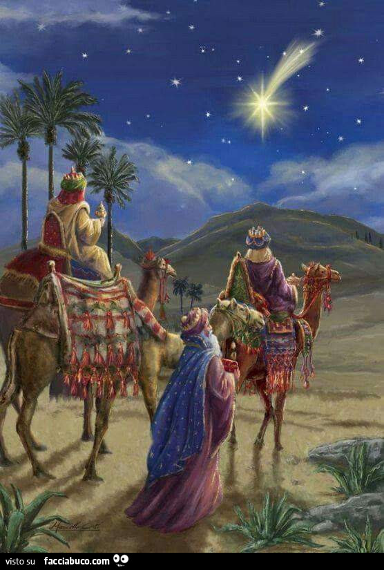 Re Magi inseguono la stella cometa