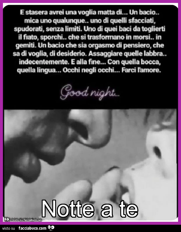 Notte a te