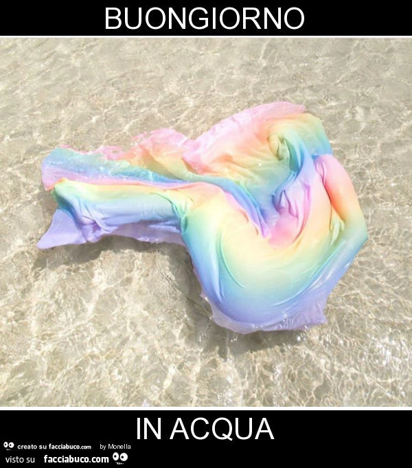 Buongiorno in acqua