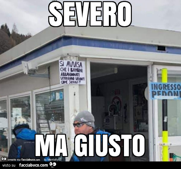 Severo ma giusto