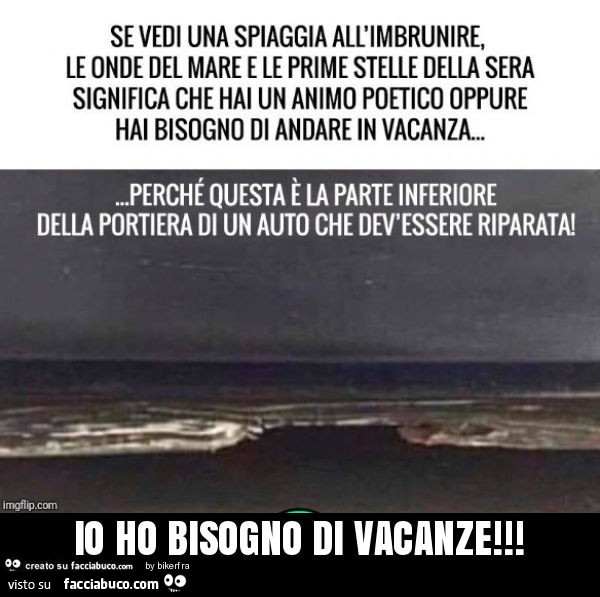 Io Ho Bisogno Di Vacanze Facciabuco Com