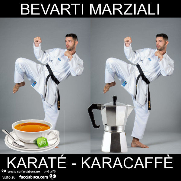 Bevarti marziali karaté - karacaffè