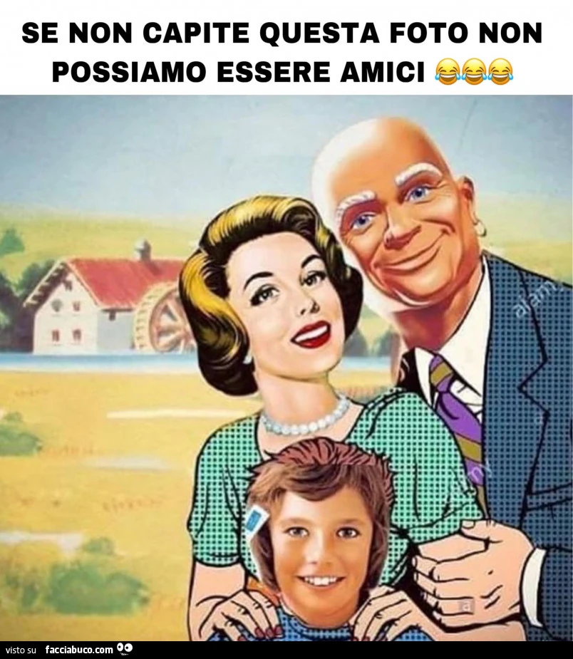 Se non capite questa foto non possiamo essere amici